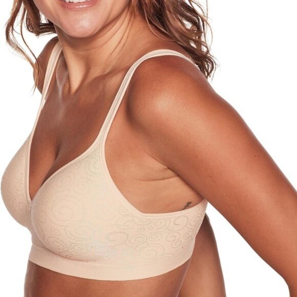 Bali Comfort Revolution Wirefree Bra 3488 - Size 34C - Nude - Picture 2 of 9